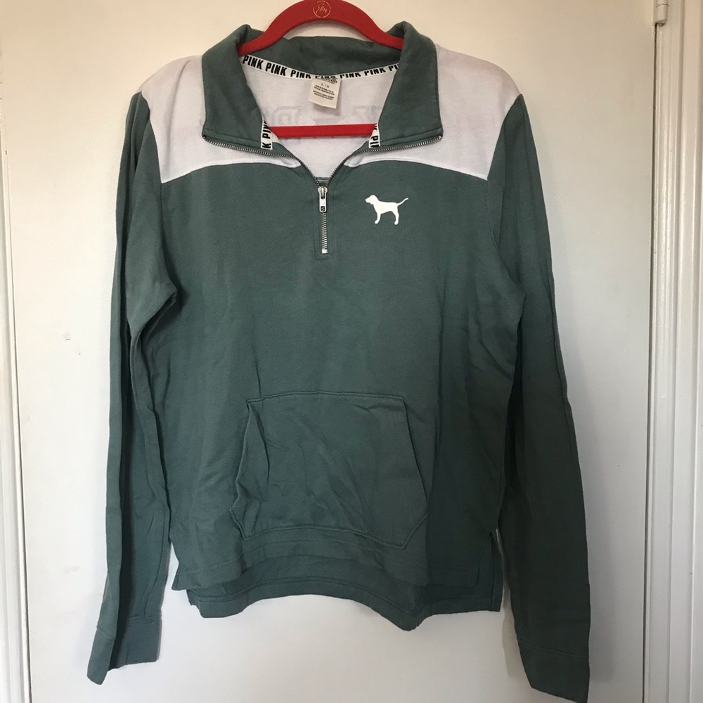 Pink Quarter Zip Lounge Fleece